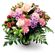Вероника. В этом нежном букете розово-сиреневой гаммы сочетаются розы, гвоздики, альстромерии и хризантемы.. Окленд