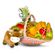 Корзина фруктов &#39;&#39;Фруктовое поле&#39;&#39;. Красивая подарочная корзина свежих фруктов и плюшевая игрушка.. Окленд